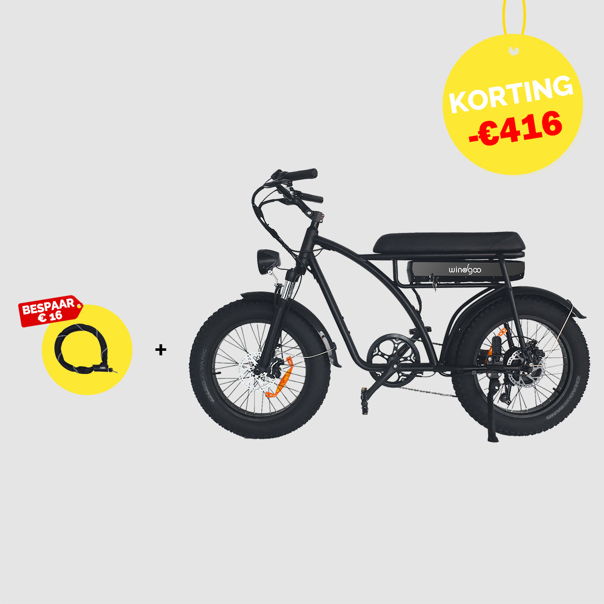 Windgoo Beste Deal: F5+Fietsslot