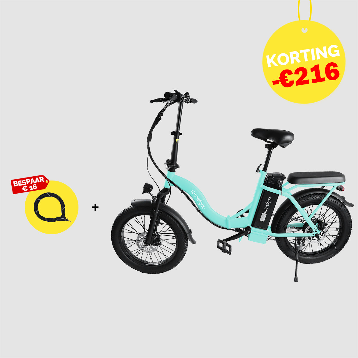 Windgoo Beste Deal: E20+Fietsslot