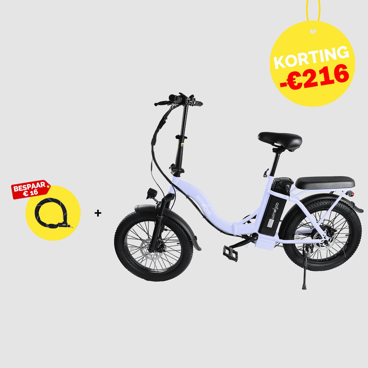 Windgoo Beste Deal: E20+Fietsslot
